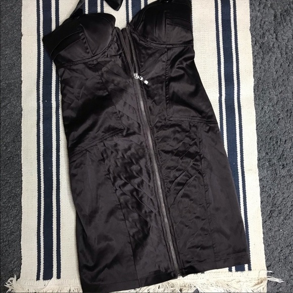 GORGEOUS Entry Brown Mini Dress Size M - Picture 3 of 8